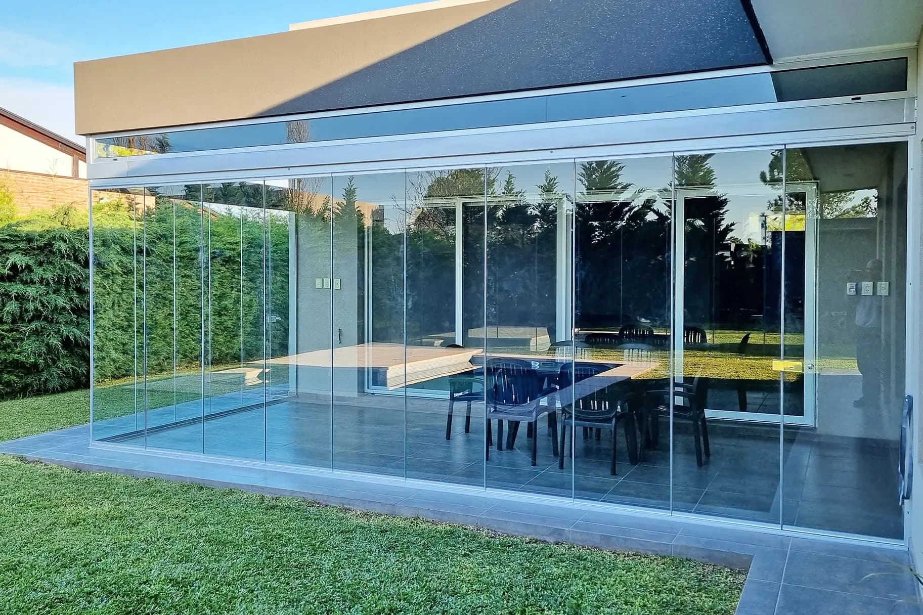 Cerramiento vidriado en Santa Fe Capital, Santa Fe