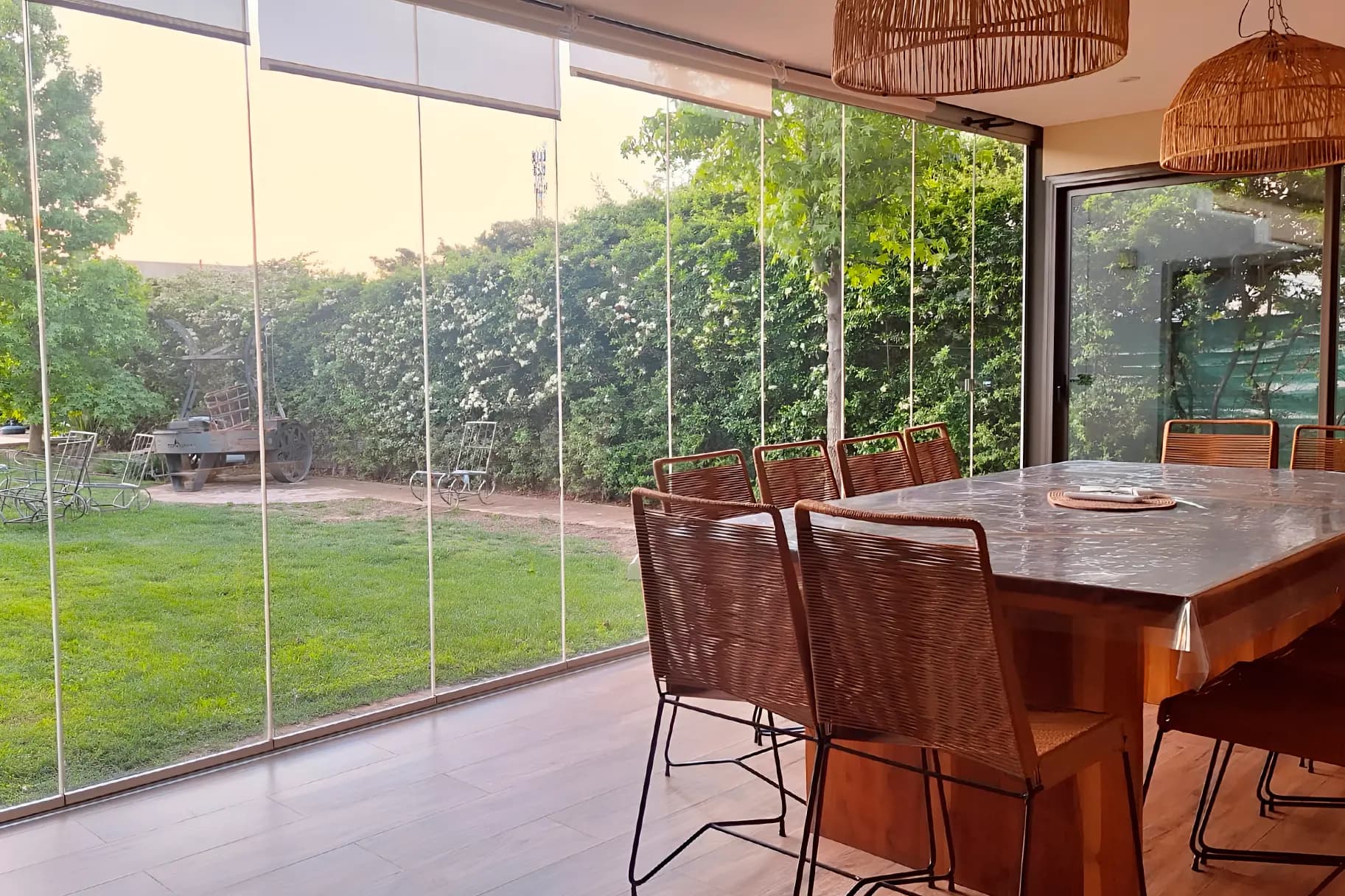 Cerramiento vidriado en Luján de Cuyo, Mendoza