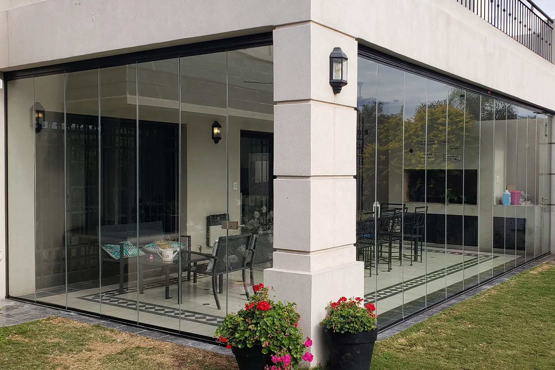 Cerramiento vidriado en San Francisco, Córdoba