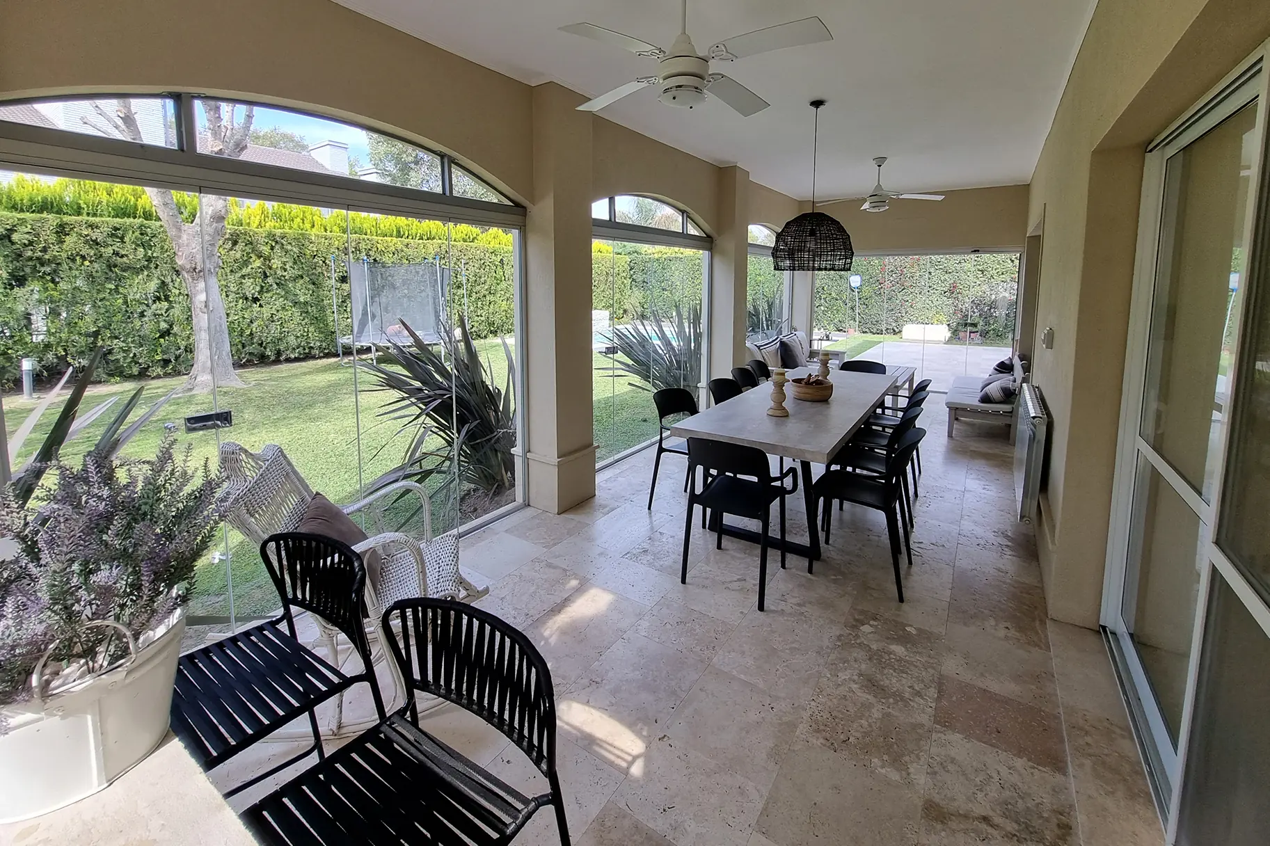 Cerramiento vidriado en San Nicolás, Buenos Aires